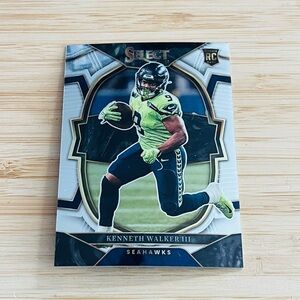 KENNETH WALKER III 2022 Panini Select Concourse Rookie Card RC